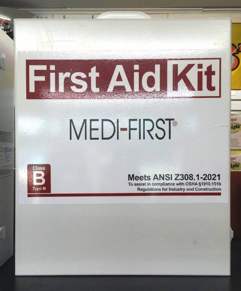 ANSI Z308.1-2021 Class B First Aid Cabinet - 3 Shelf #2